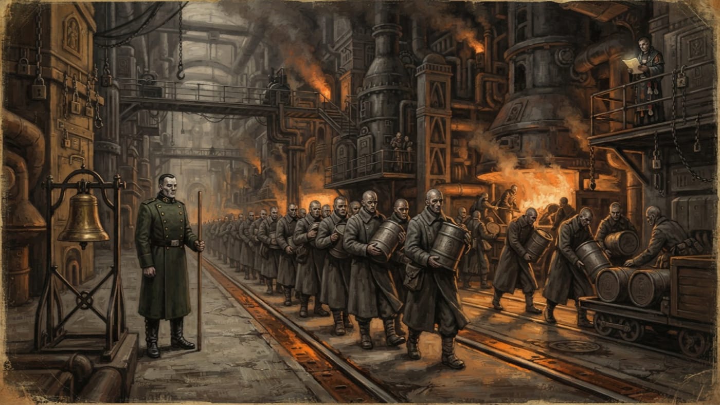 Catechism-Barracks of Brast — Catechism-Barracks of Brast, rendered as oil-painting.