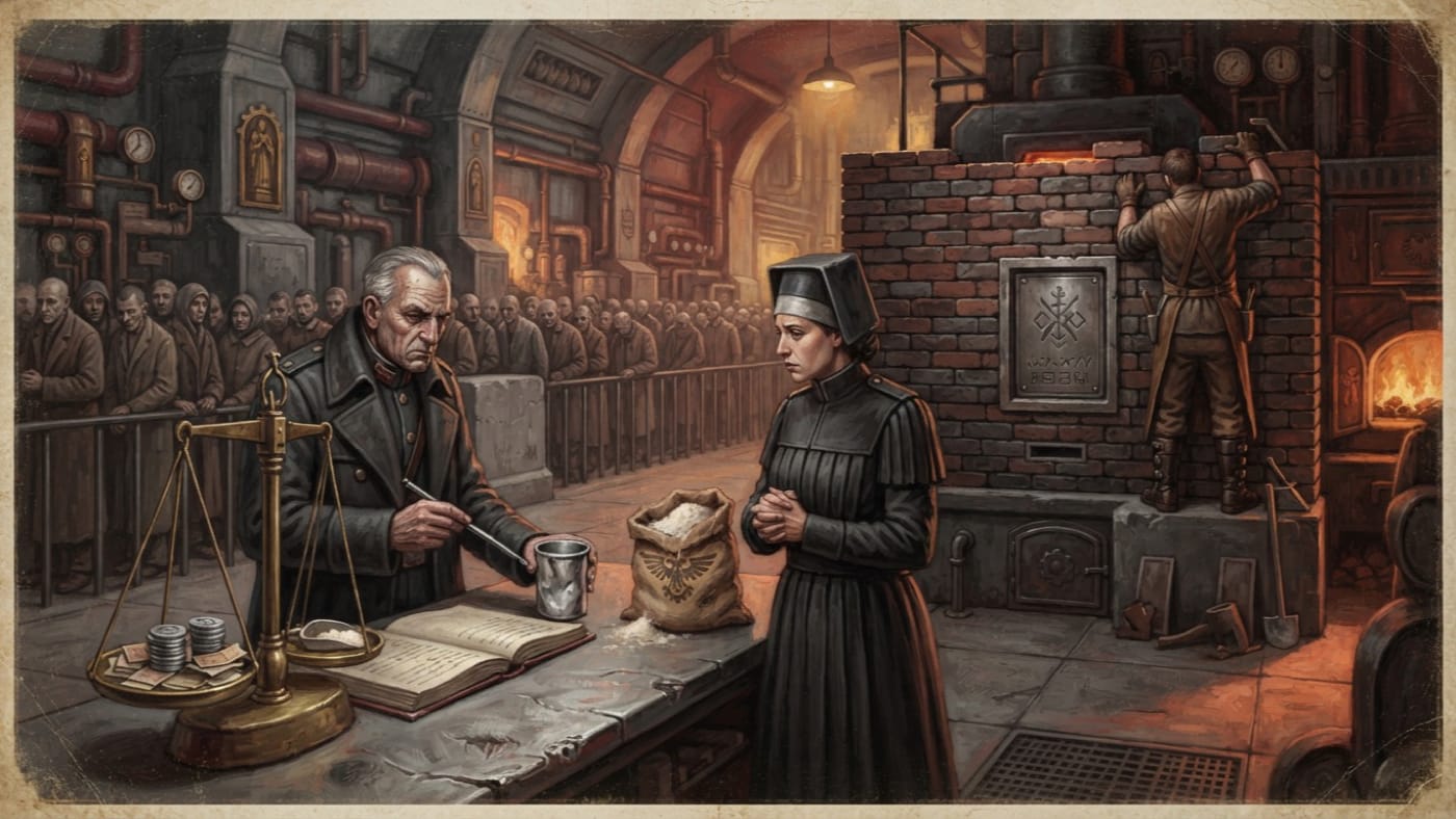 Bread Heresy — Bread Heresy, rendered as oil-painting.