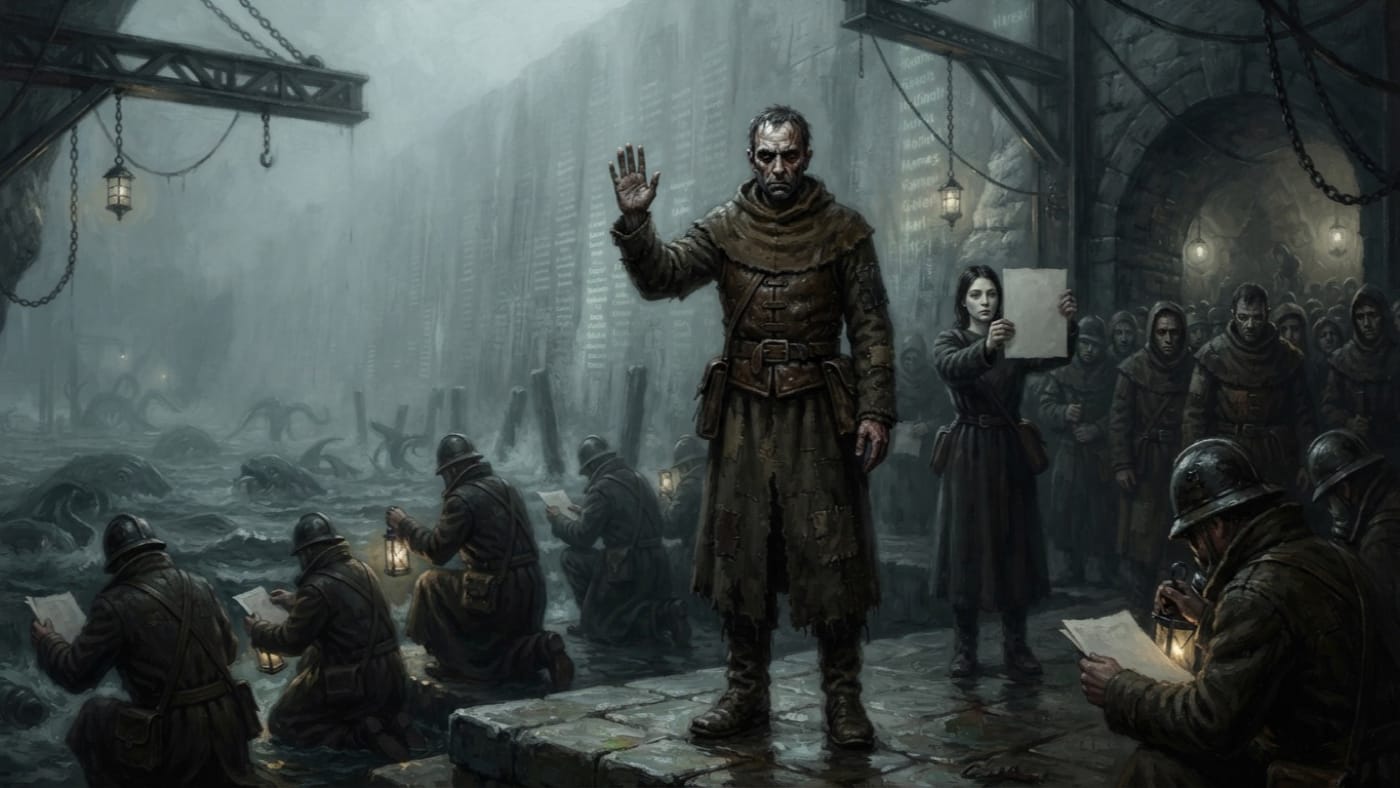 Brother Vell — Brother Vell, rendered as oil-painting.