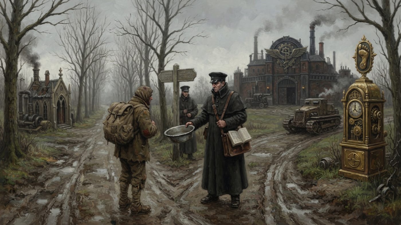 Brotherhood of the Blessed Foot — Brotherhood of the Blessed Foot, rendered as oil-painting.