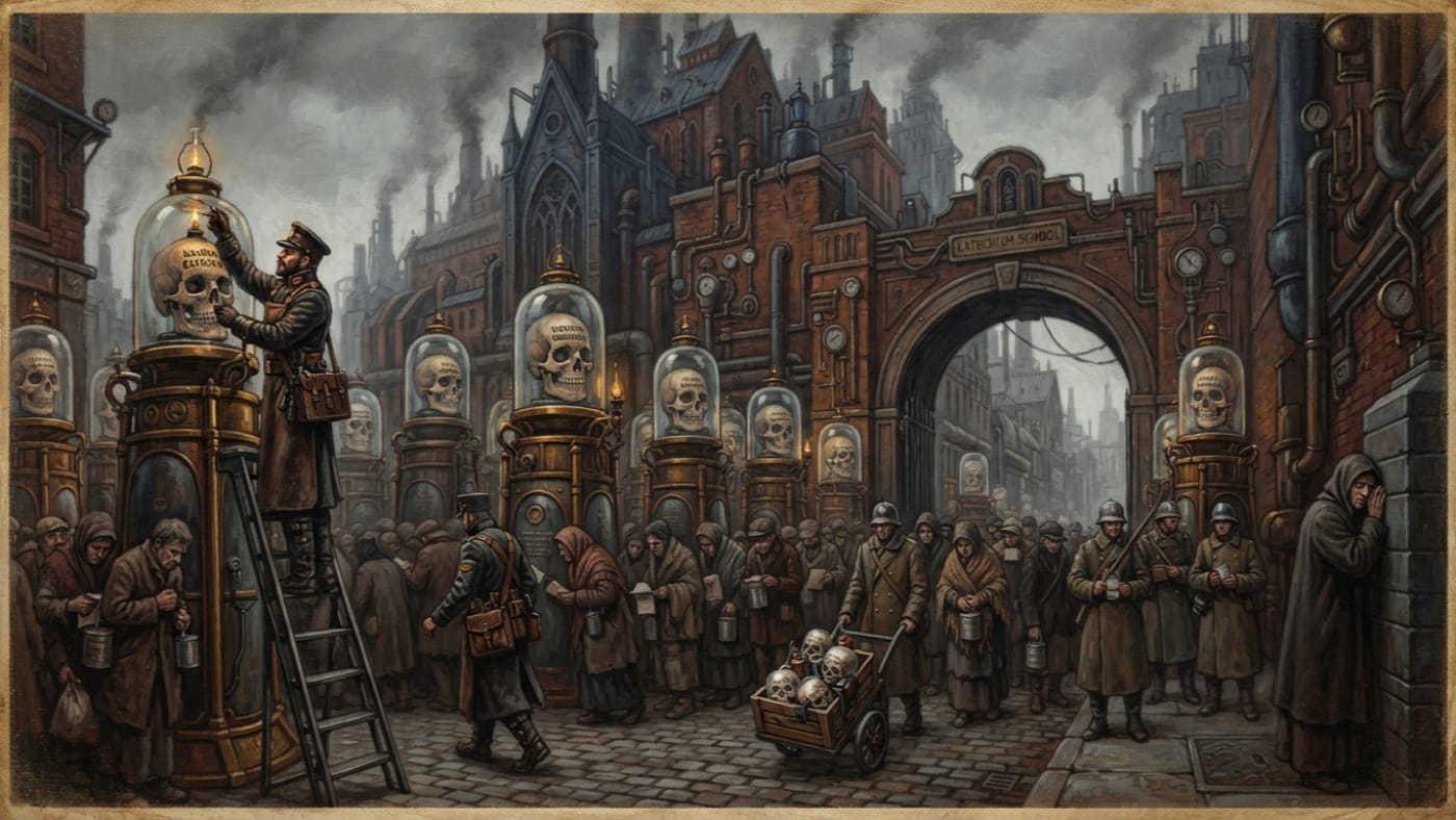 Bureau of Civic Doctrine — Bureau of Civic Doctrine, rendered as oil-painting.