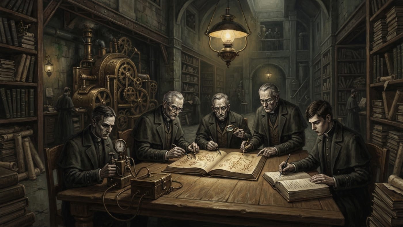 Bureau of Doctrine Declaration of A.S. 23 — Bureau of Doctrine Declaration of A.S. 23, rendered as oil-painting.