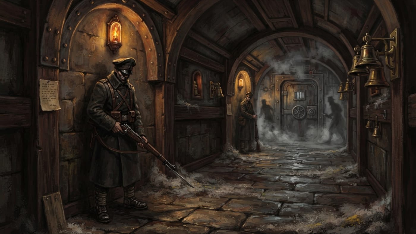 Bureau of War Field Manual 19-C — Bureau of War Field Manual 19-C, rendered as oil-painting.