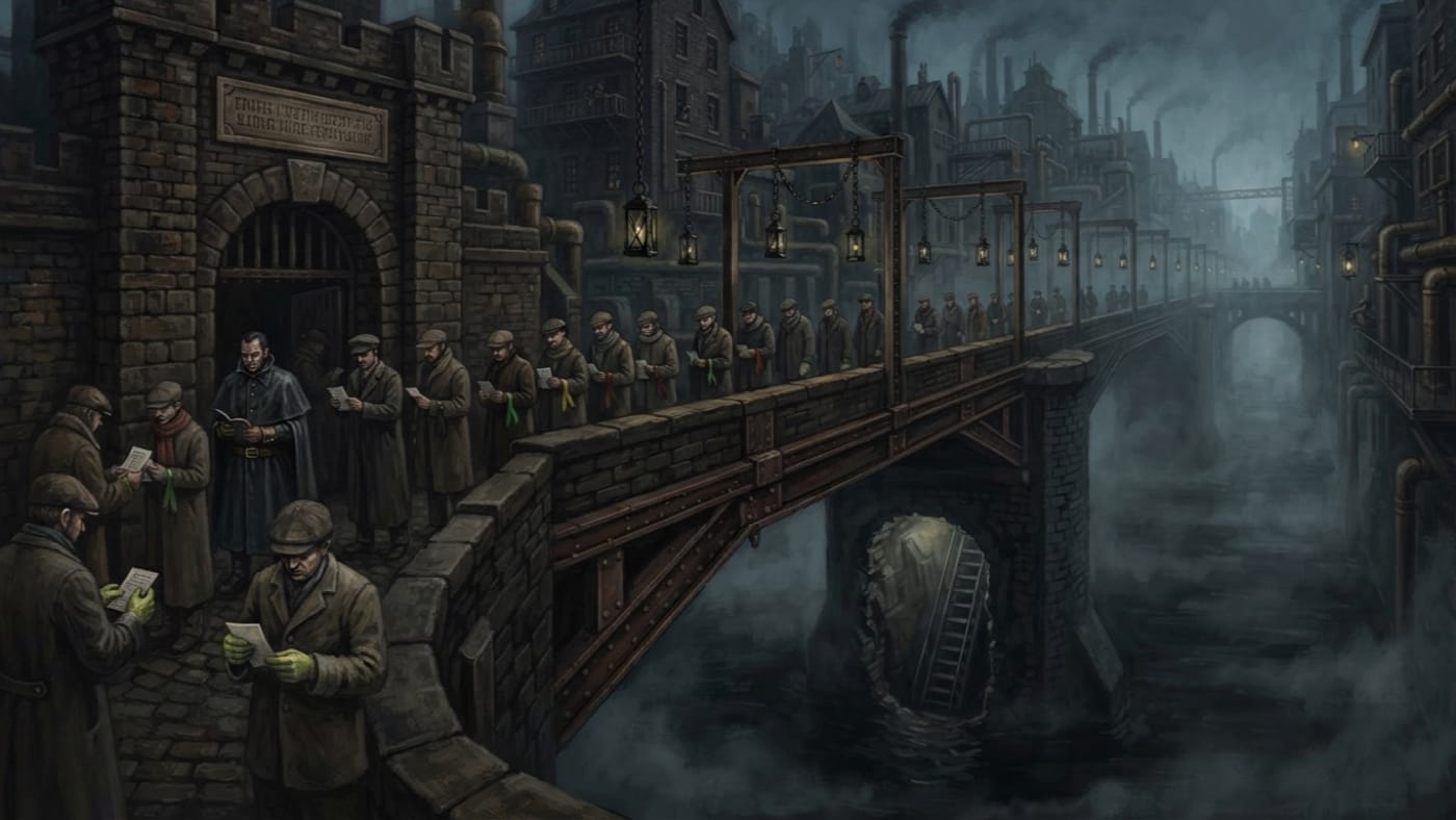 Candle Bridge — Candle Bridge, rendered as oil-painting.