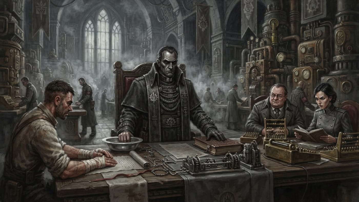 Canon-Praelate Odmar Voss of Doctrine — Canon-Praelate Odmar Voss of Doctrine, rendered as oil-painting.