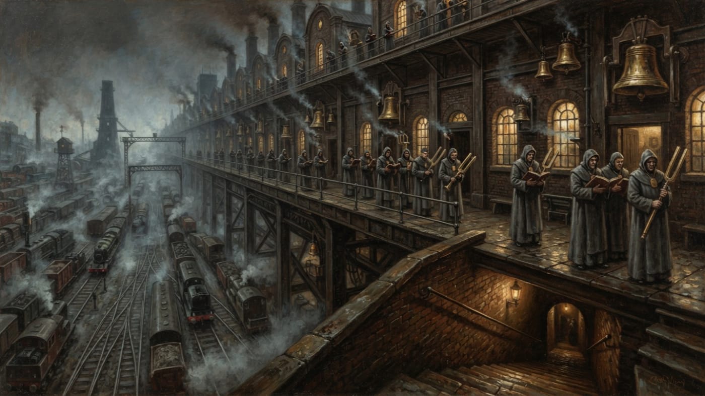 Cantor Walk — Cantor Walk, rendered as oil-painting.