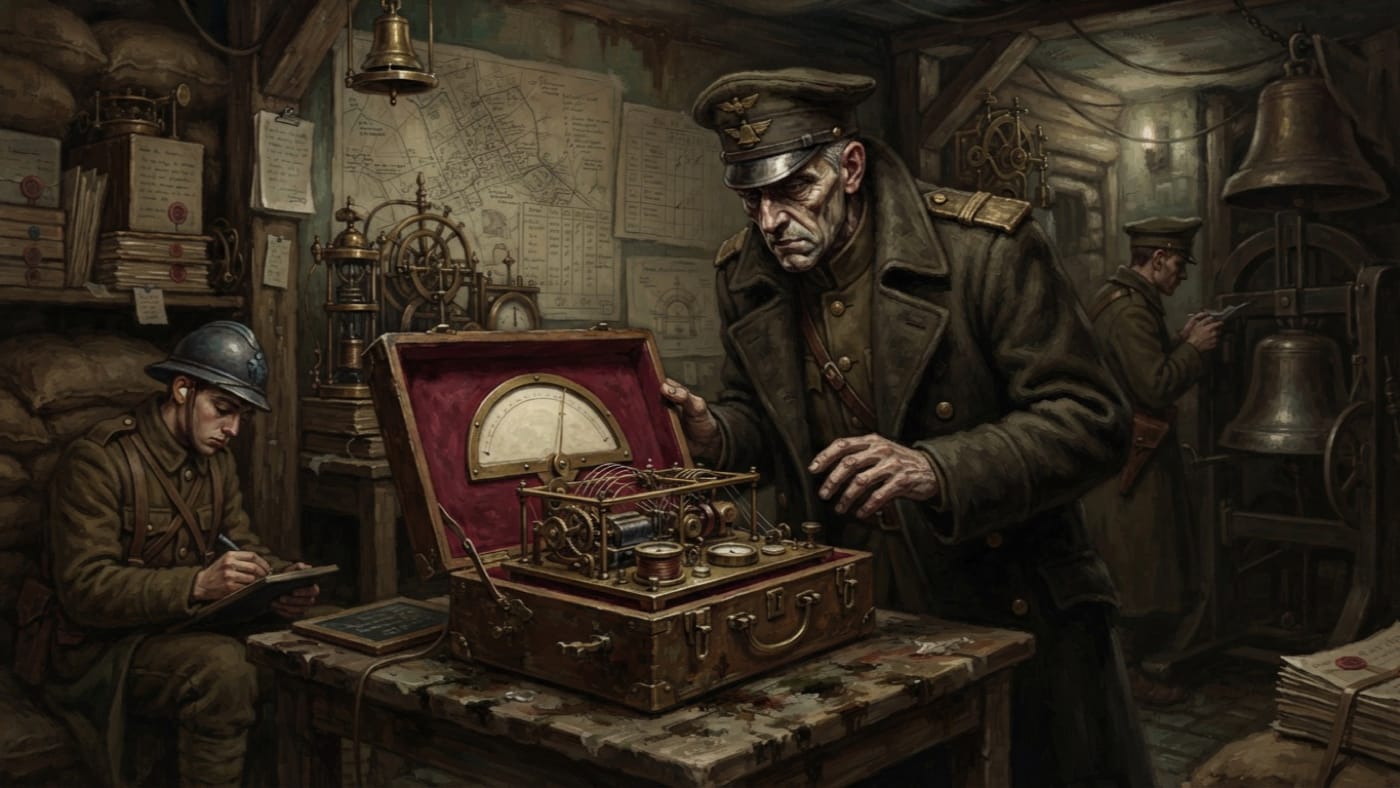 Cantor's Gauge — Cantor's Gauge, rendered as oil-painting.