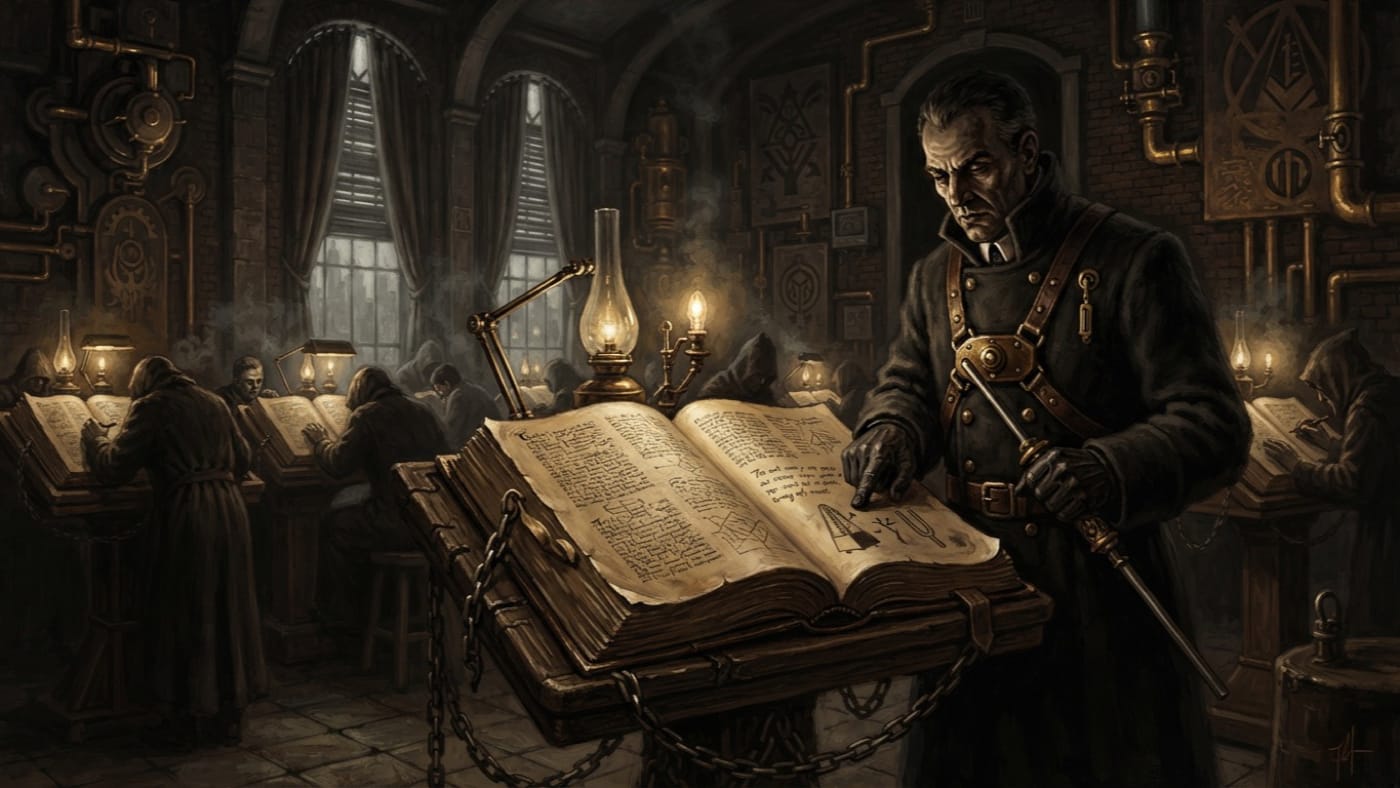 Cantor's Primer, Fifth Revision — Cantor's Primer, Fifth Revision, rendered as oil-painting.
