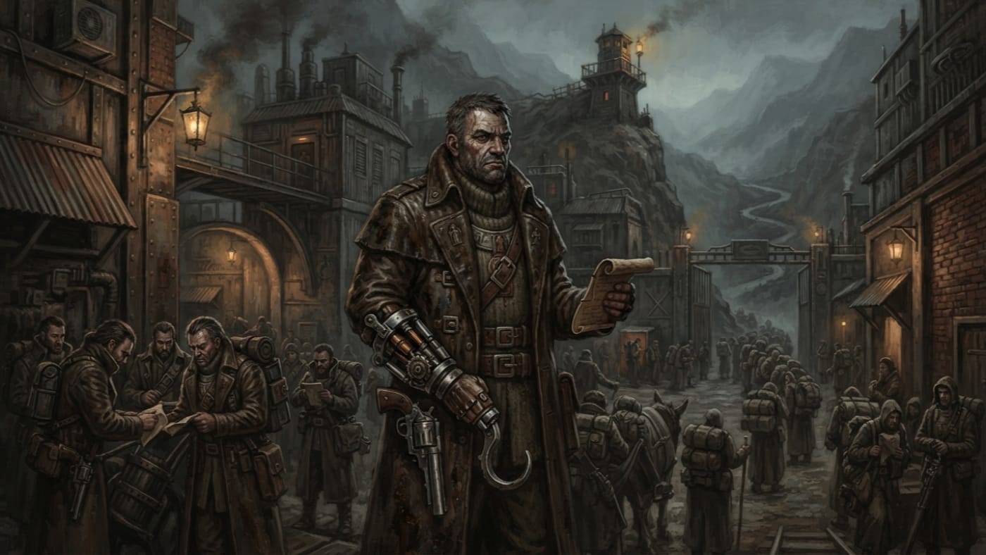 Captain Odrik — Captain Odrik, rendered as oil-painting.