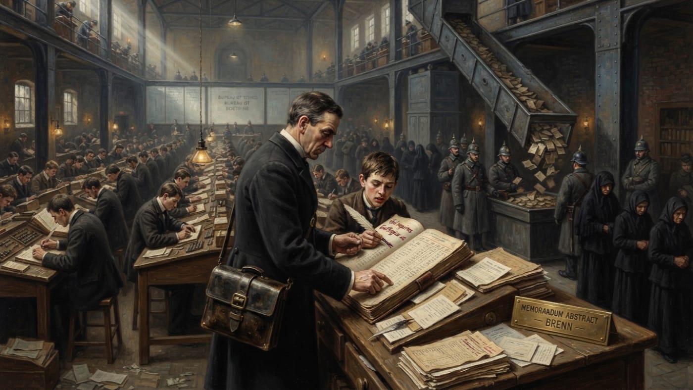 Brenn Memorandum — Brenn Memorandum, rendered as oil-painting.