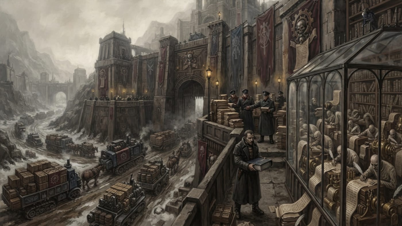 Caravan Houses — Caravan Houses, rendered as oil-painting.