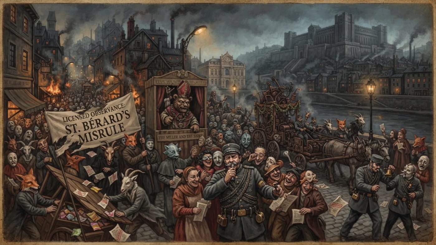 Carnival of Saint Bérard's Misrule — Carnival of Saint Bérard's Misrule, rendered as oil-painting.