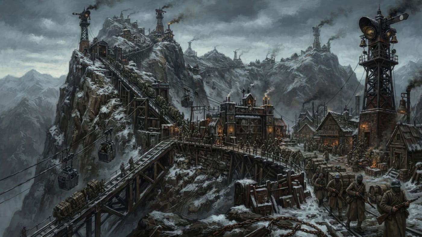 Carpathian Highlands — Carpathian Highlands, rendered as oil-painting.