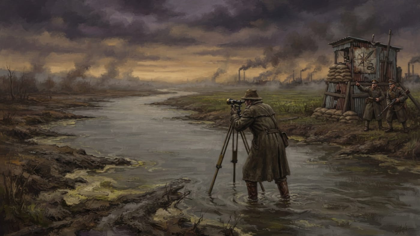 Cartographic Sacrifices — Cartographic Sacrifices, rendered as oil-painting.