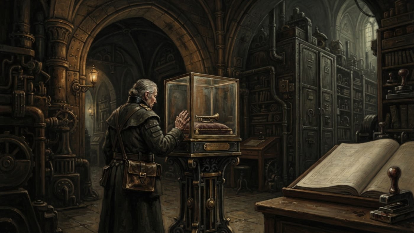 Cathedral Arsenal Office — Cathedral Arsenal Office, rendered as oil-painting.