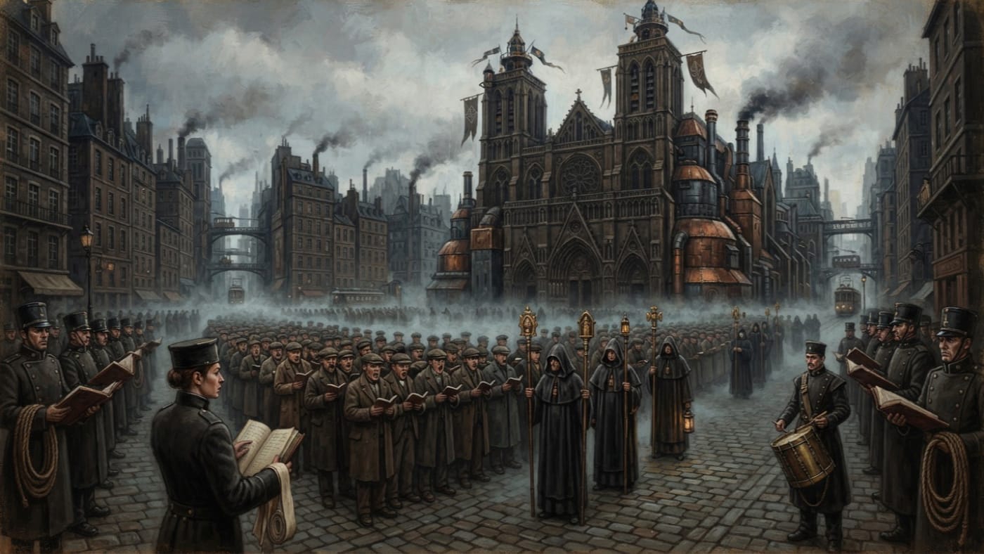 Cathedral of Saint-Jean — Cathedral of Saint-Jean, rendered as oil-painting.