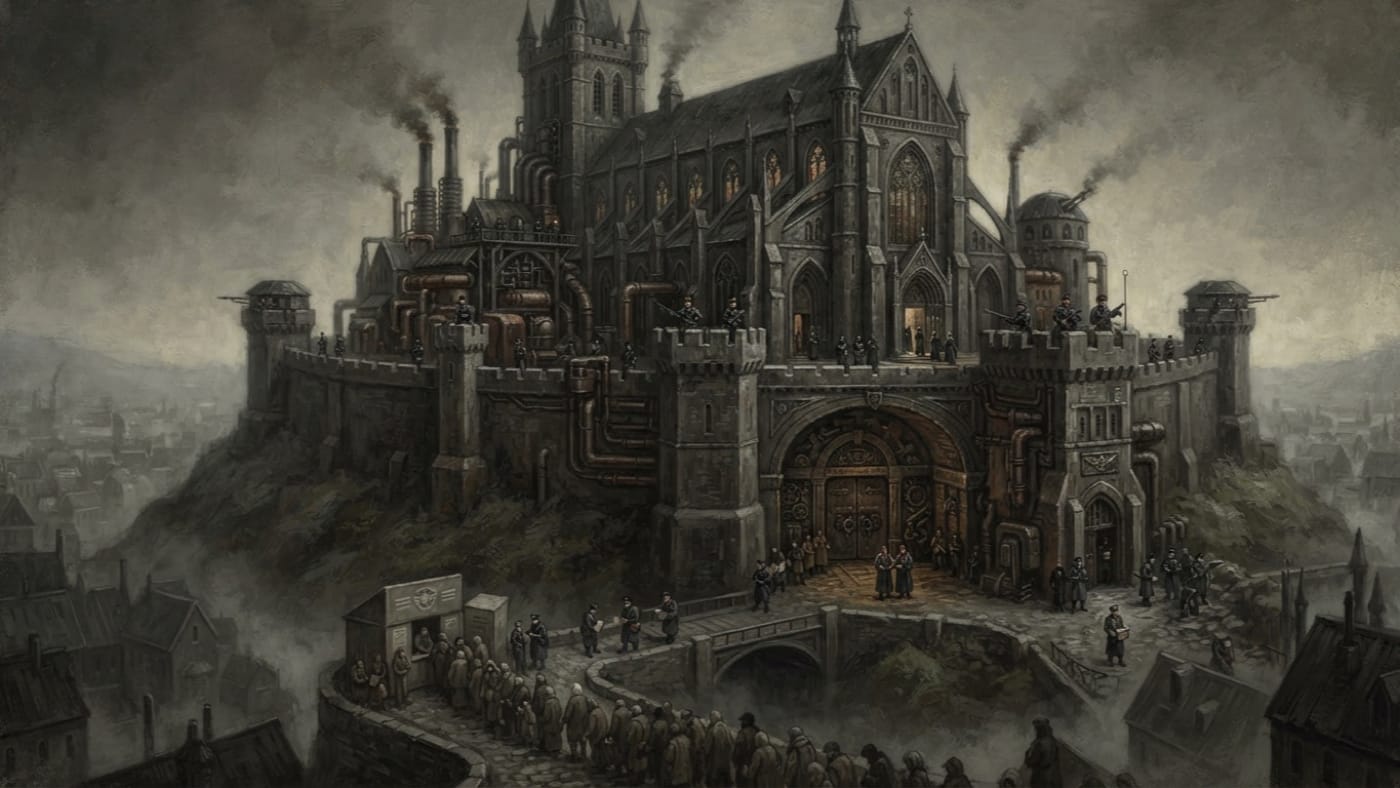 Cathedral of the Fortified Creator — Cathedral of the Fortified Creator, rendered as oil-painting.