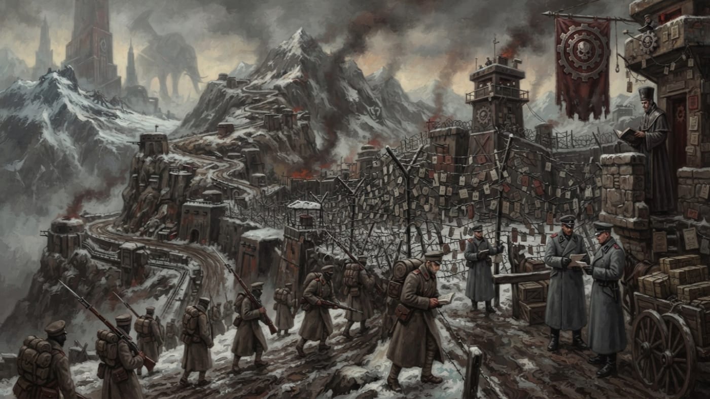 Carpathian Soldiers — Carpathian Soldiers, rendered as oil-painting.