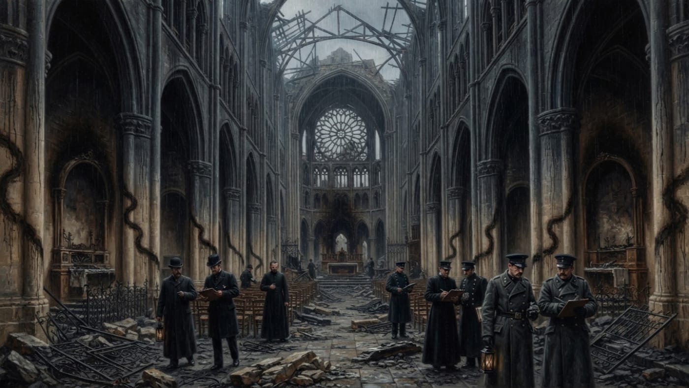 Cauterization — Cauterization, rendered as oil-painting.