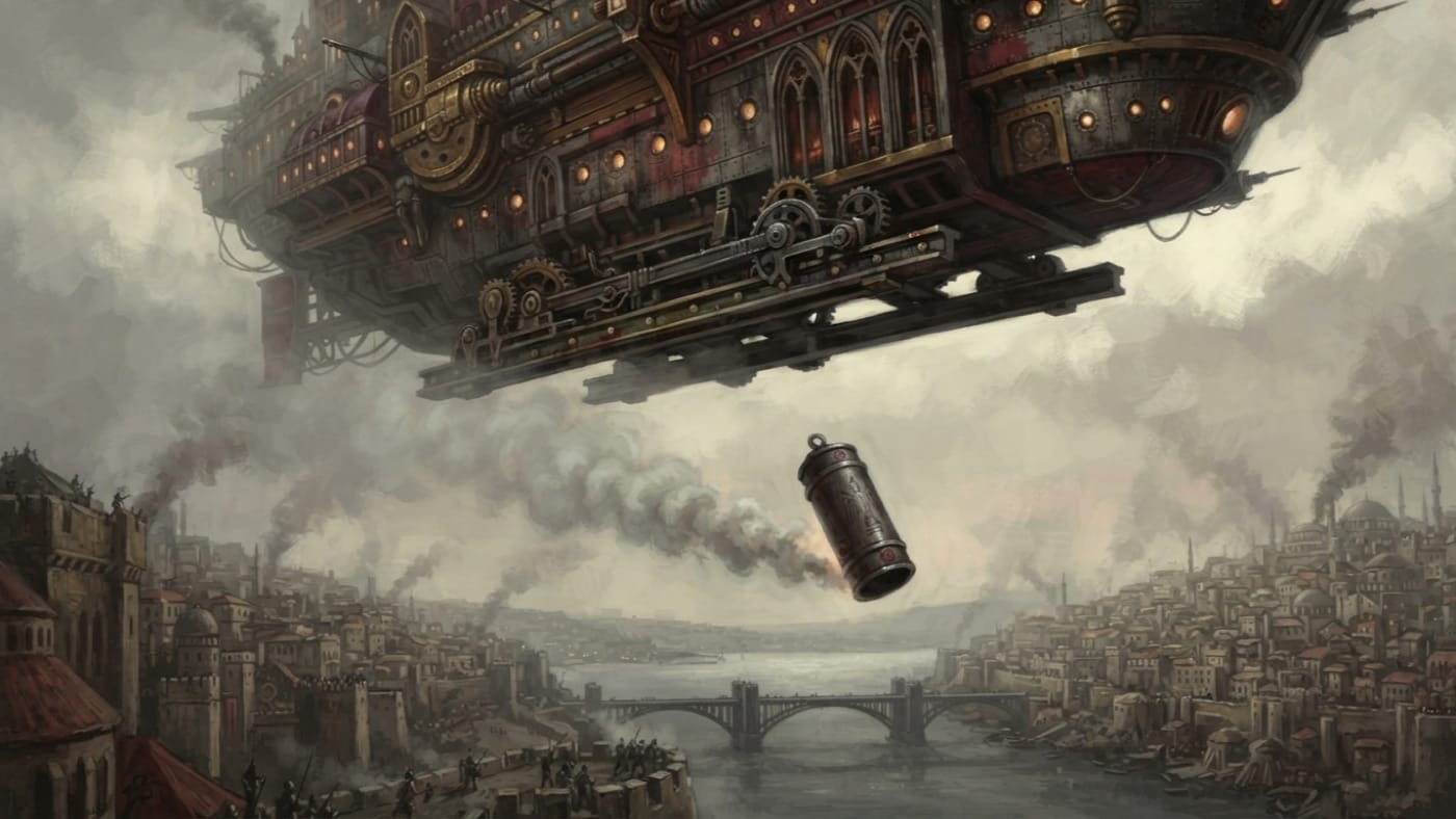 Censer-racks — Censer-racks, rendered as oil-painting.