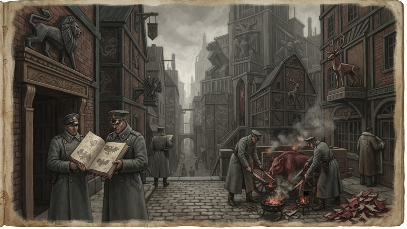 Chancellery of Permitted Animals — Chancellery of Permitted Animals, rendered as oil-painting.