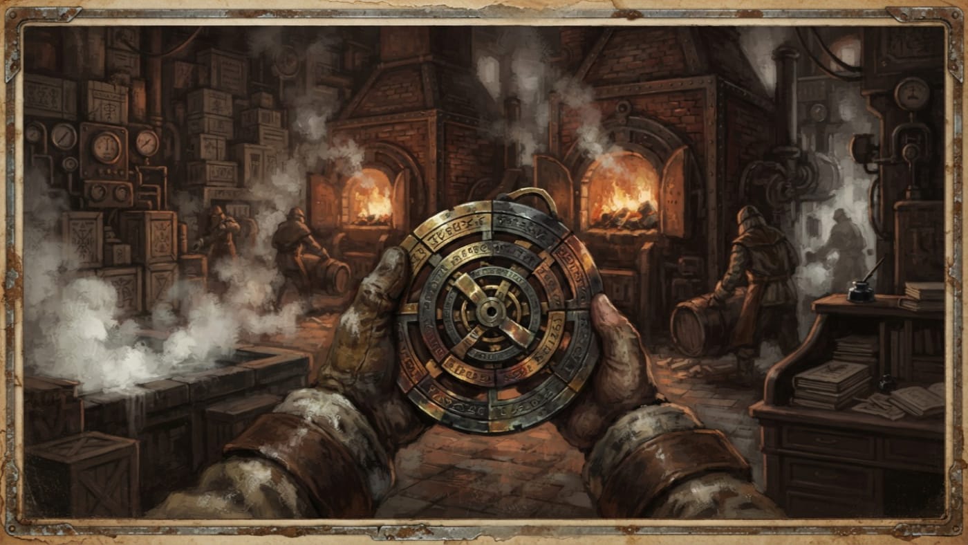 Chant Wheel — Chant Wheel, rendered as oil-painting.