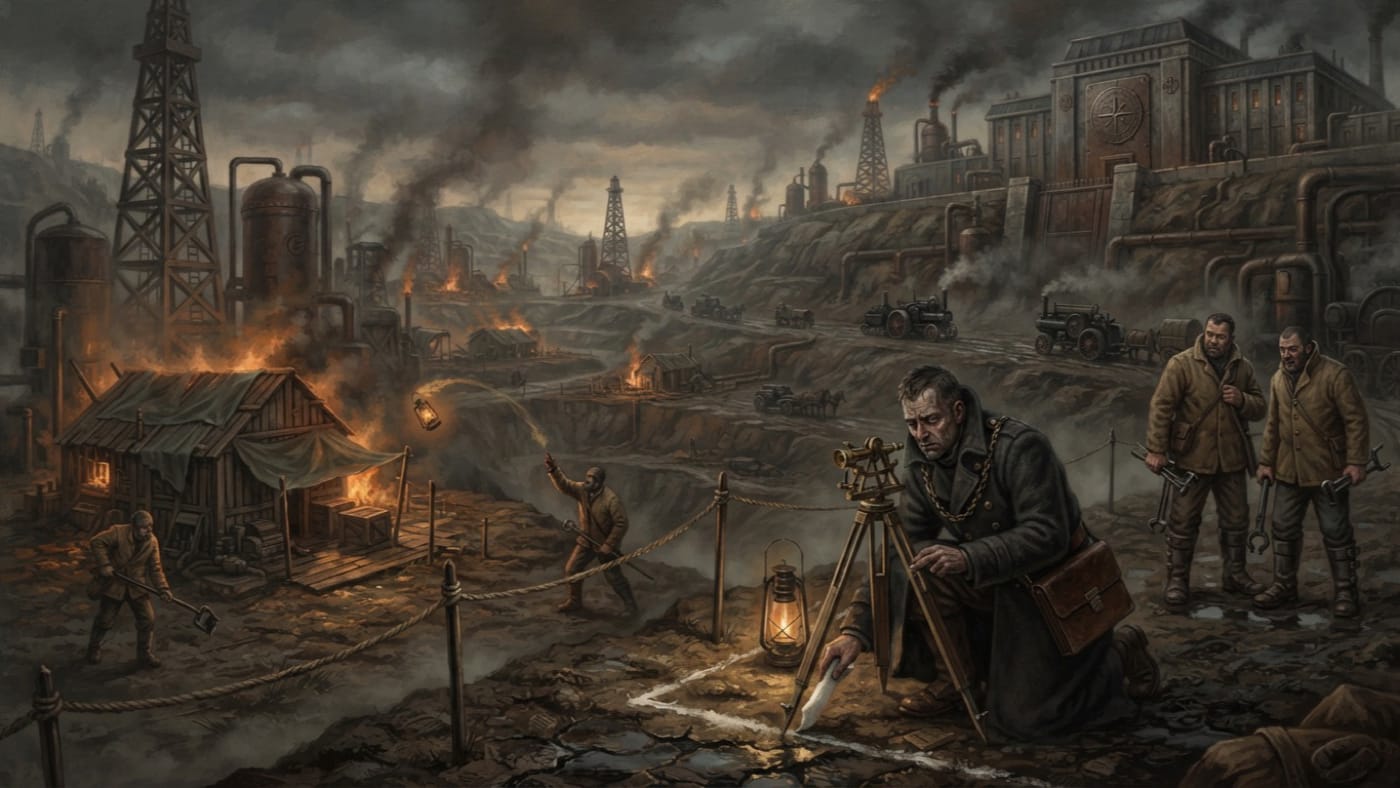 Charter Wars — Charter Wars, rendered as oil-painting.