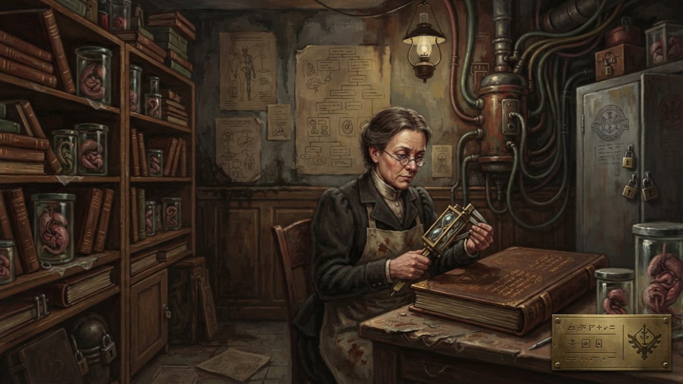 Chief Anatomist — Chief Anatomist, rendered as oil-painting.