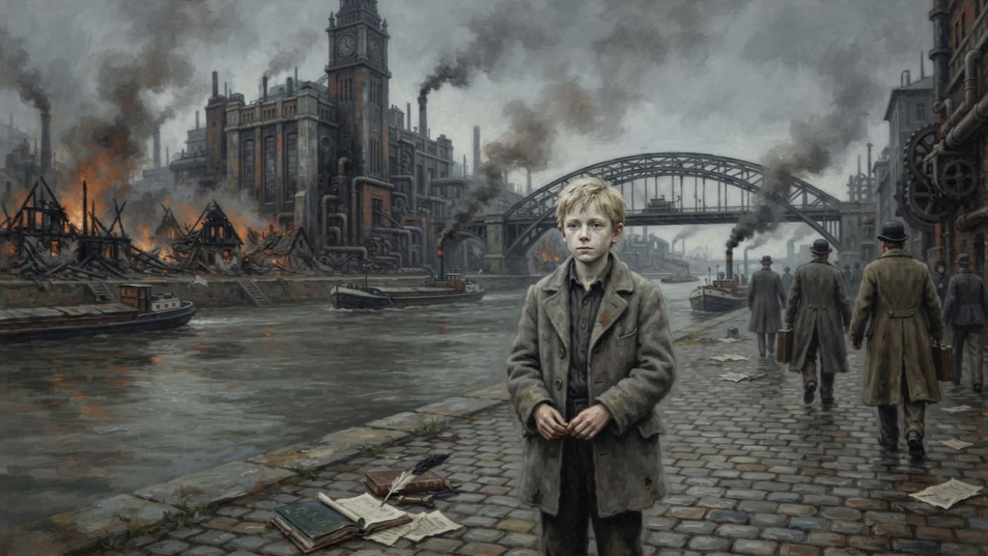 Child of Innocence — Child of Innocence, rendered as oil-painting.