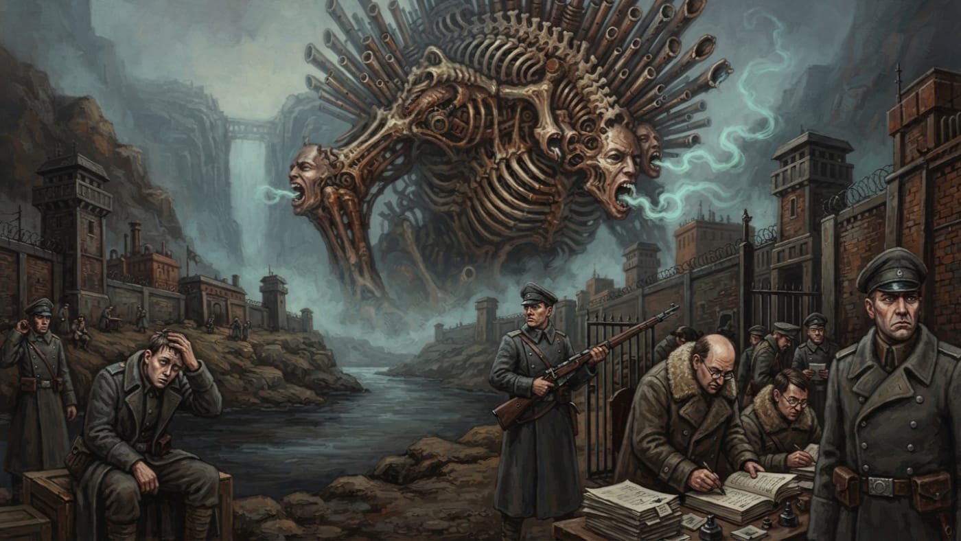 Choral Maw — Choral Maw, rendered as oil-painting.