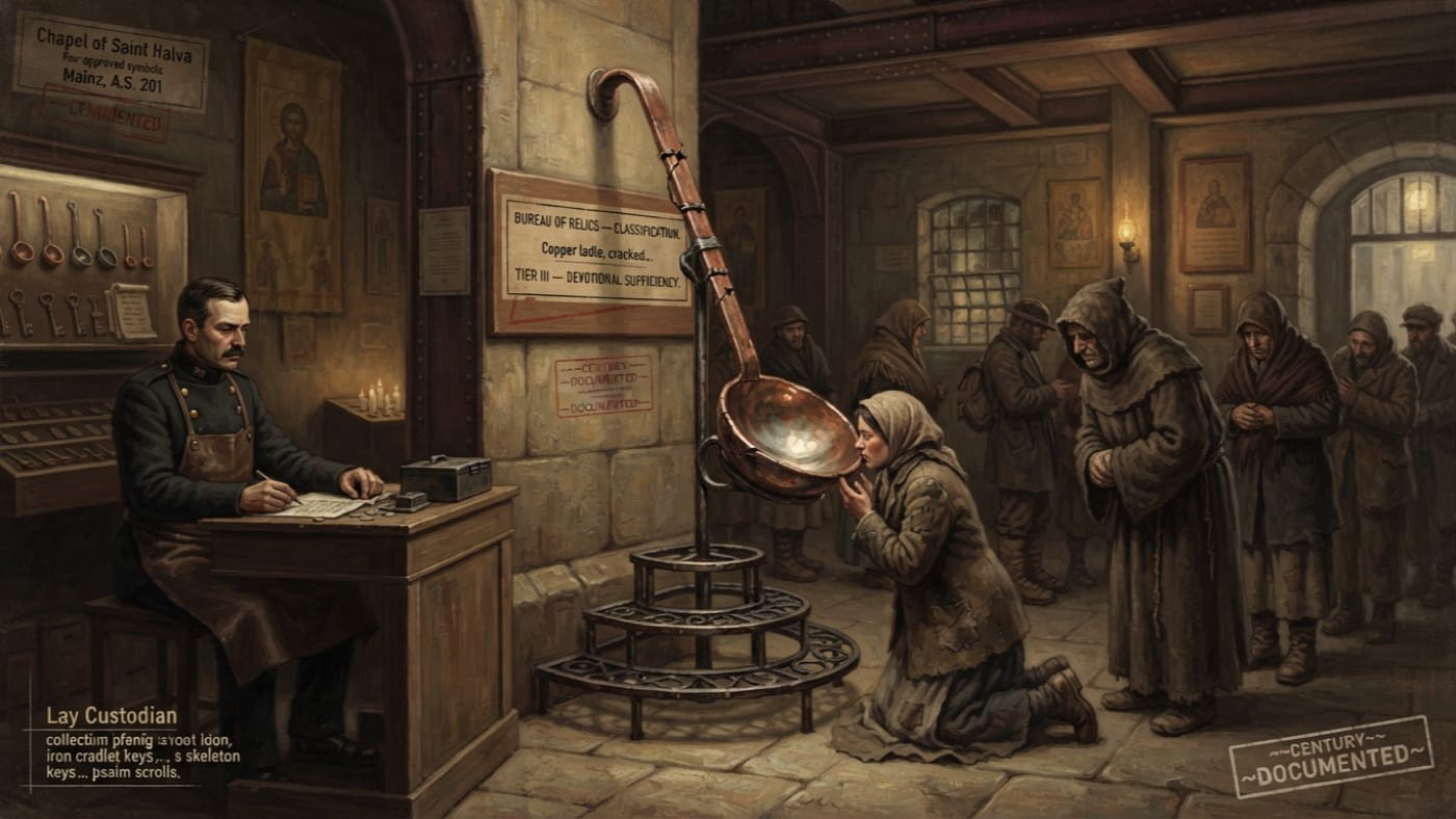 Chapel of Saint Halva — Chapel of Saint Halva, rendered as oil-painting.