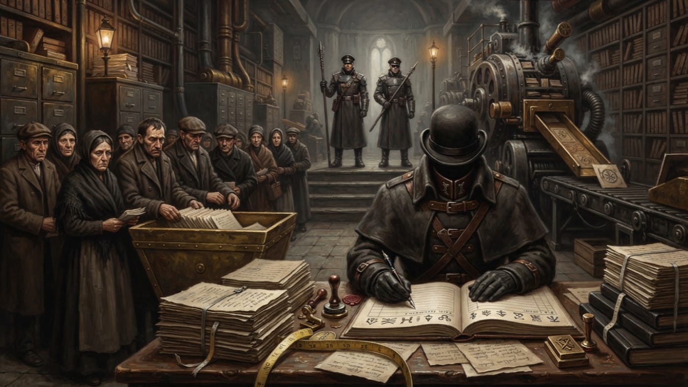 Classification Report — Classification Report, rendered as oil-painting.