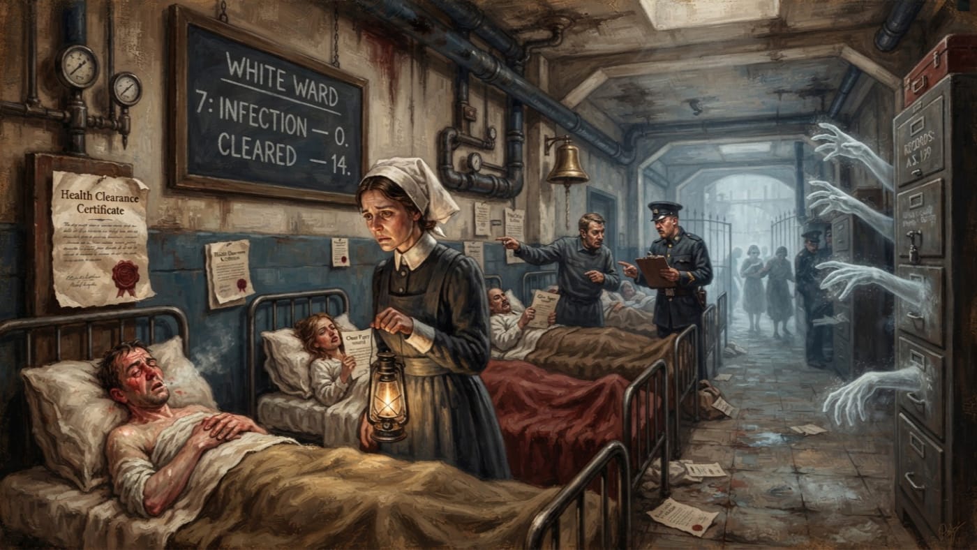 Clean Paper Plague — Clean Paper Plague, rendered as oil-painting.