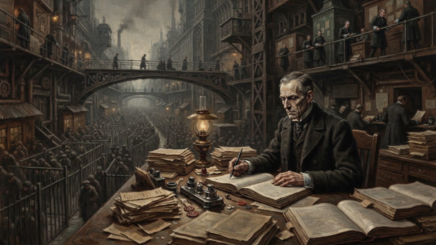Clerk-Prime Yoren — Clerk-Prime Yoren, rendered as oil-painting.