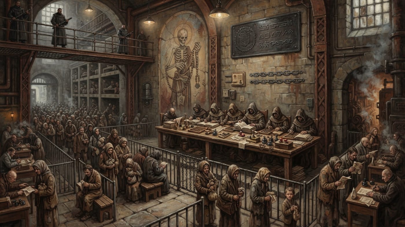 Cloister Chapter — Cloister Chapter, rendered as oil-painting.