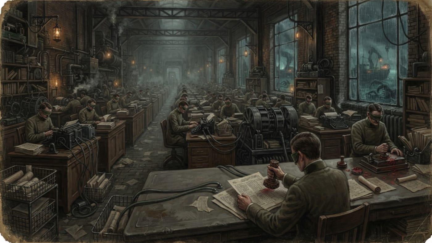 Coastal Registry — Coastal Registry, rendered as oil-painting.