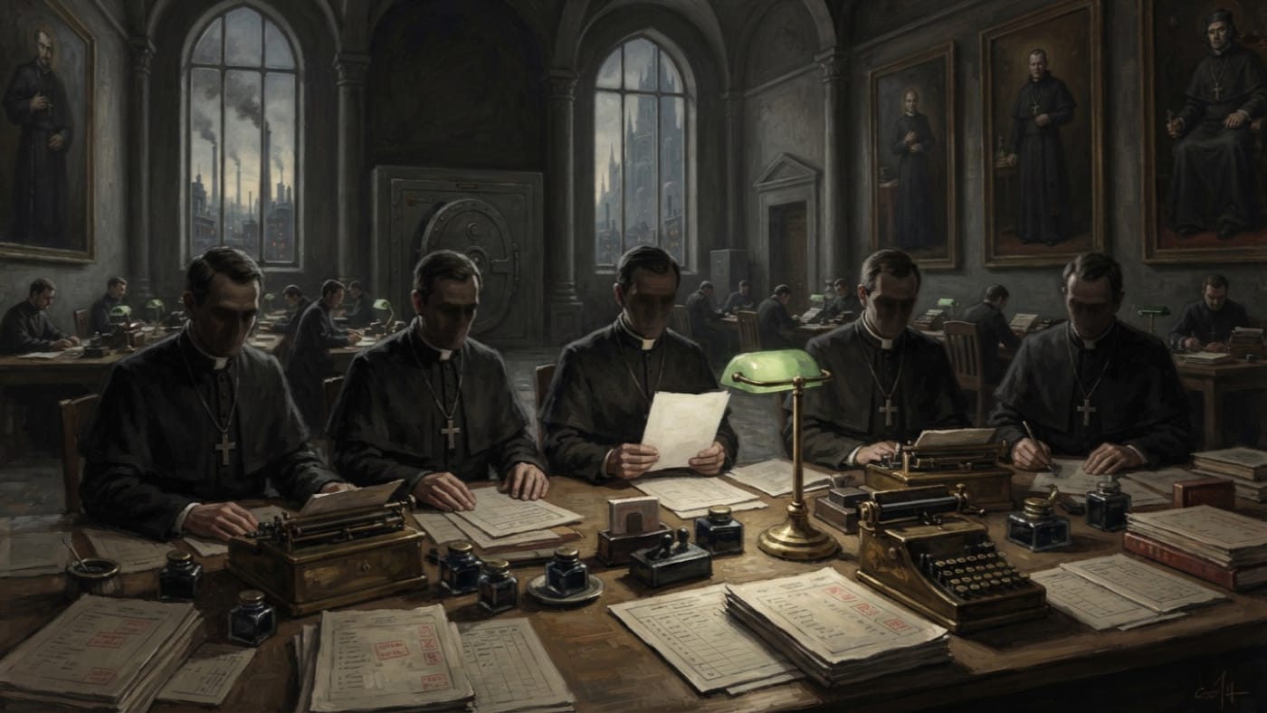 Committee on Public Serenity — Committee on Public Serenity, rendered as oil-painting.