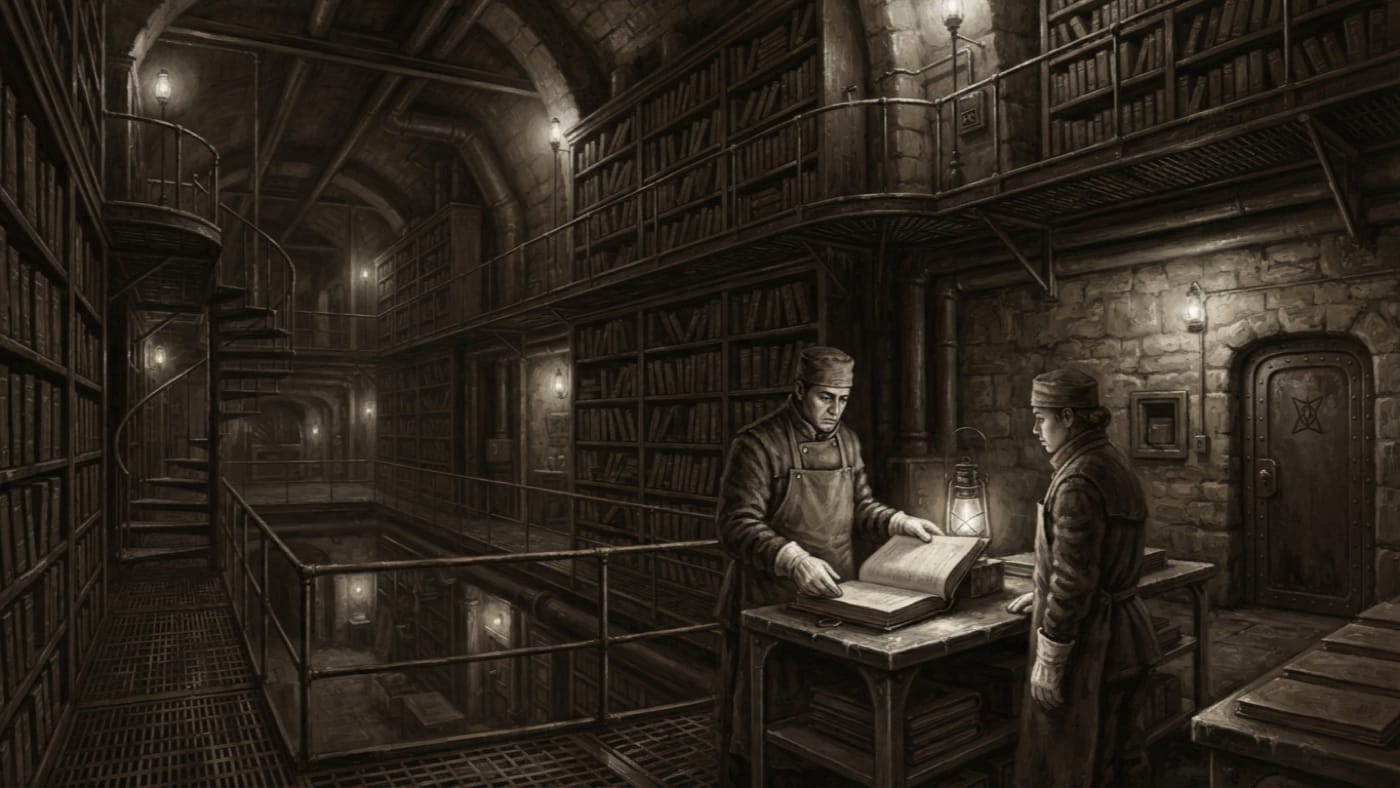Compact of Subterranean Custody — Compact of Subterranean Custody, rendered as oil-painting.