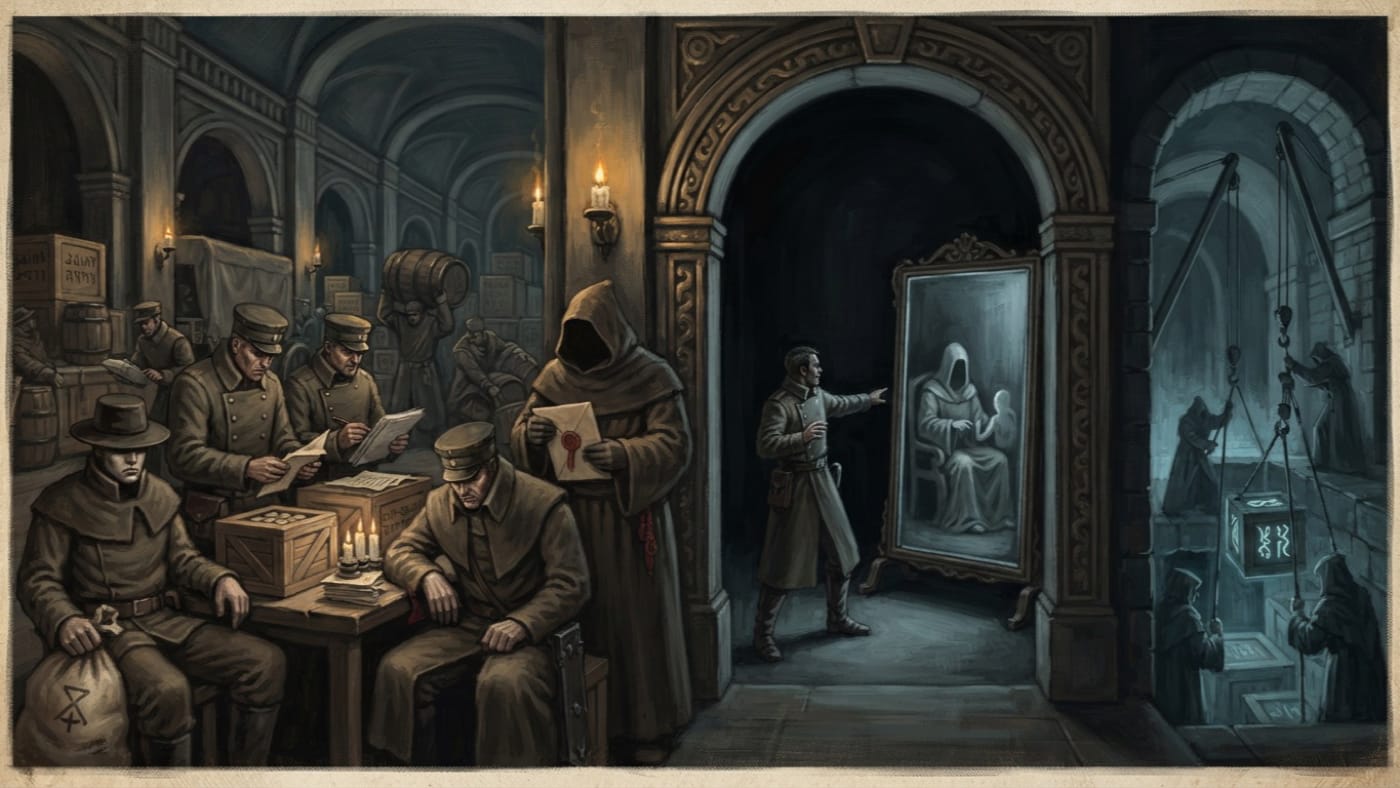 Complex Contraband — Complex Contraband, rendered as oil-painting.