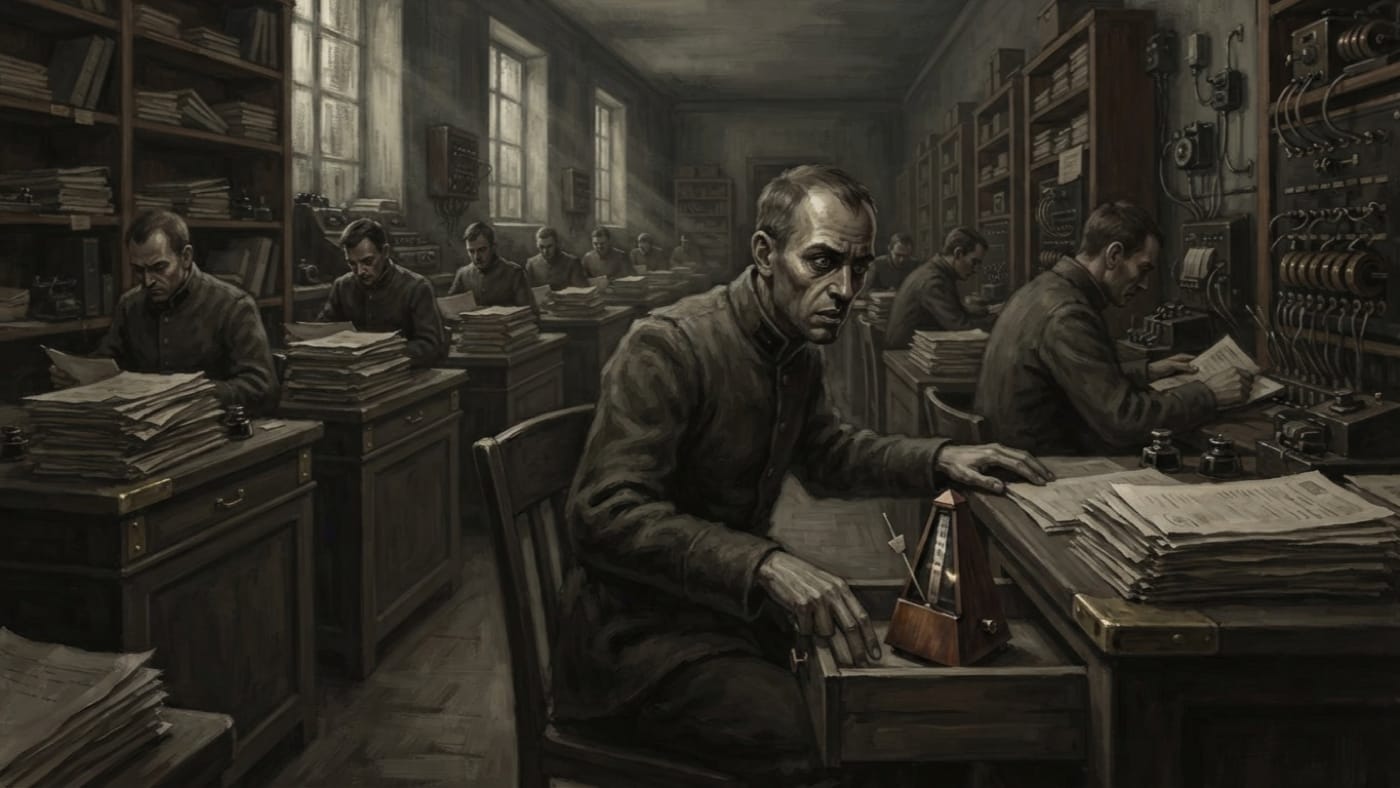 Clerk Mirov — Clerk Mirov, rendered as oil-painting.