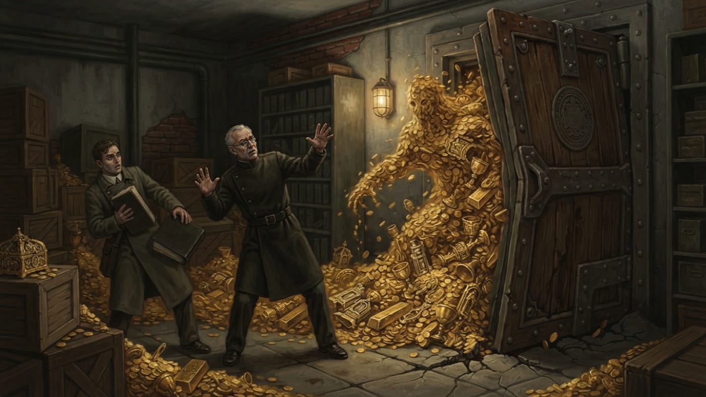 Coinbound — Coinbound, rendered as oil-painting.