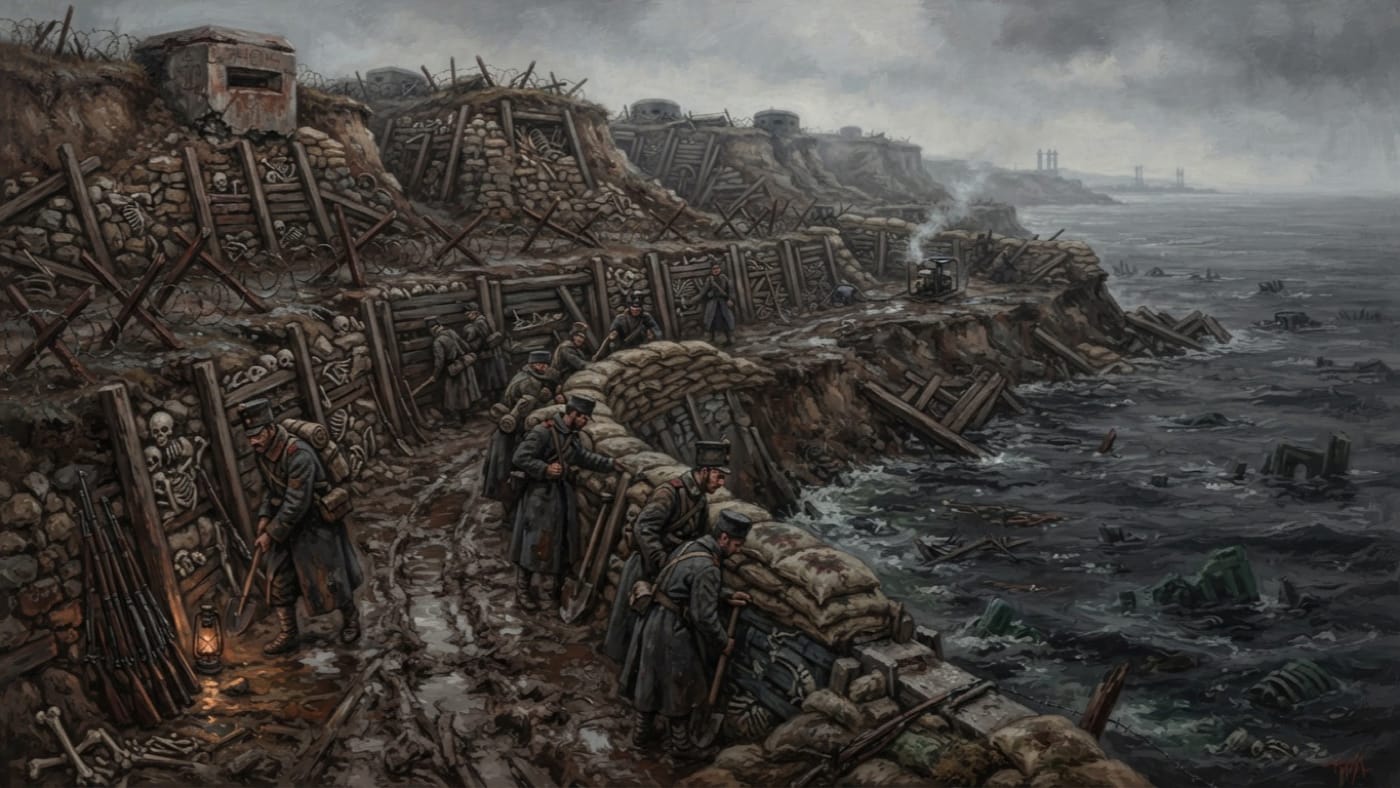 Collapse Tradition of the Sister Trenches — Collapse Tradition of the Sister Trenches, rendered as oil-painting.