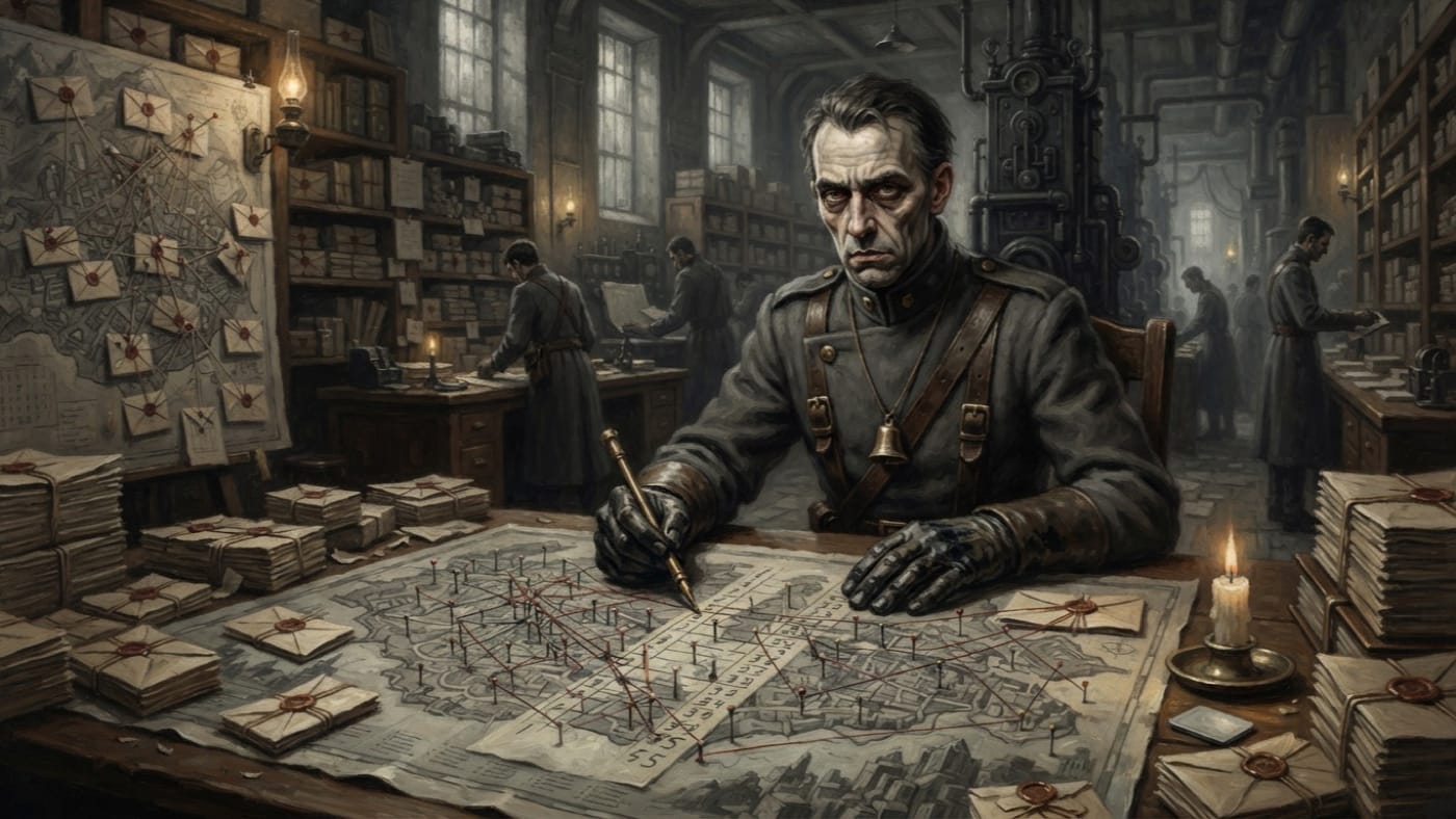 Confession Pattern Analyst — Confession Pattern Analyst, rendered as oil-painting.
