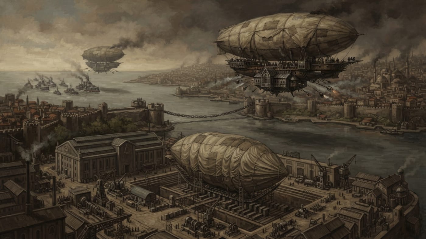 Constantinople Vigil Ark Fleet — Constantinople Vigil Ark Fleet, rendered as oil-painting.