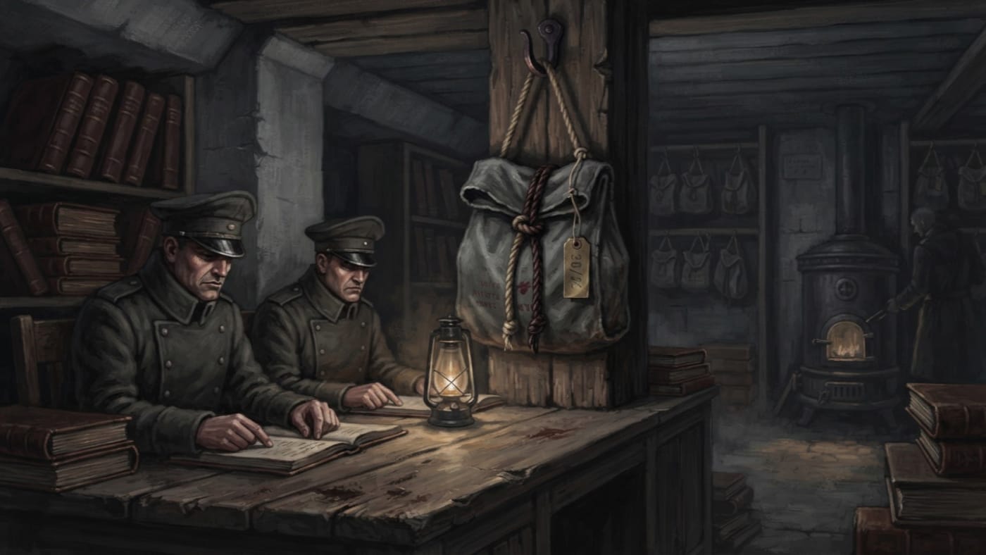 Contradiction Pouch — Contradiction Pouch, rendered as oil-painting.