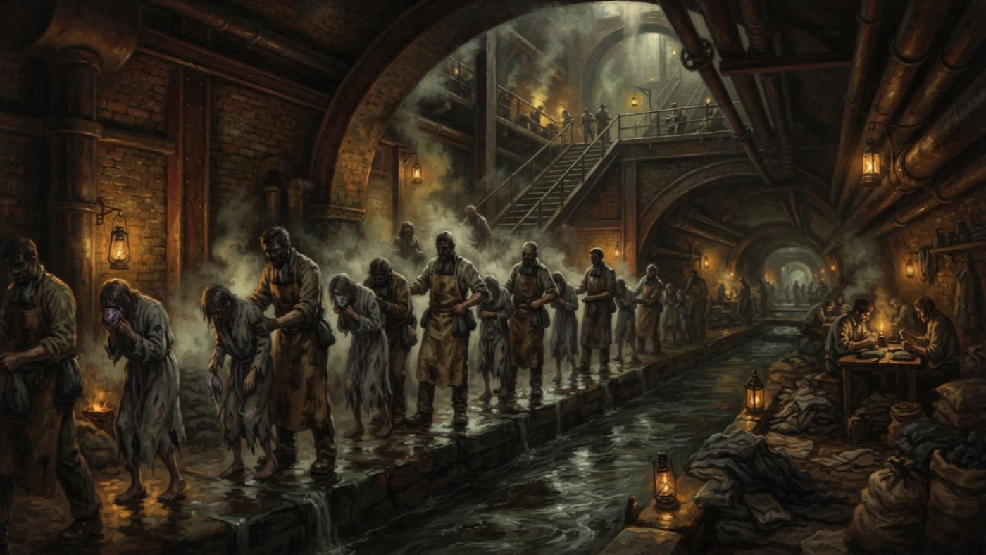 Cool Mask Brotherhood — Cool Mask Brotherhood, rendered as oil-painting.