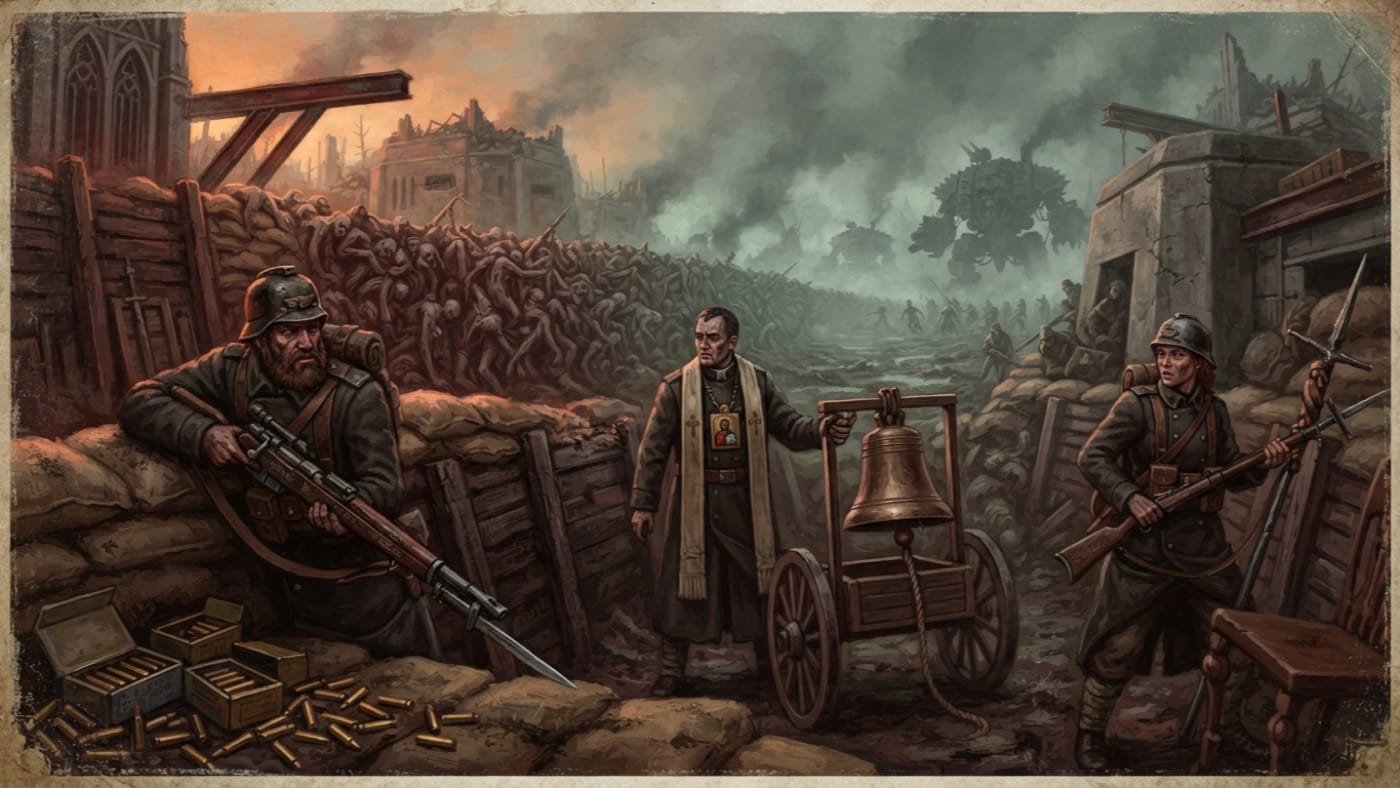 Covenant Garrison — Covenant Garrison, rendered as oil-painting.