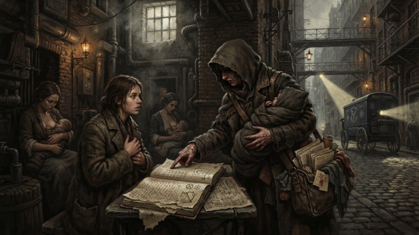 Cradle Brokers — Cradle Brokers, rendered as oil-painting.