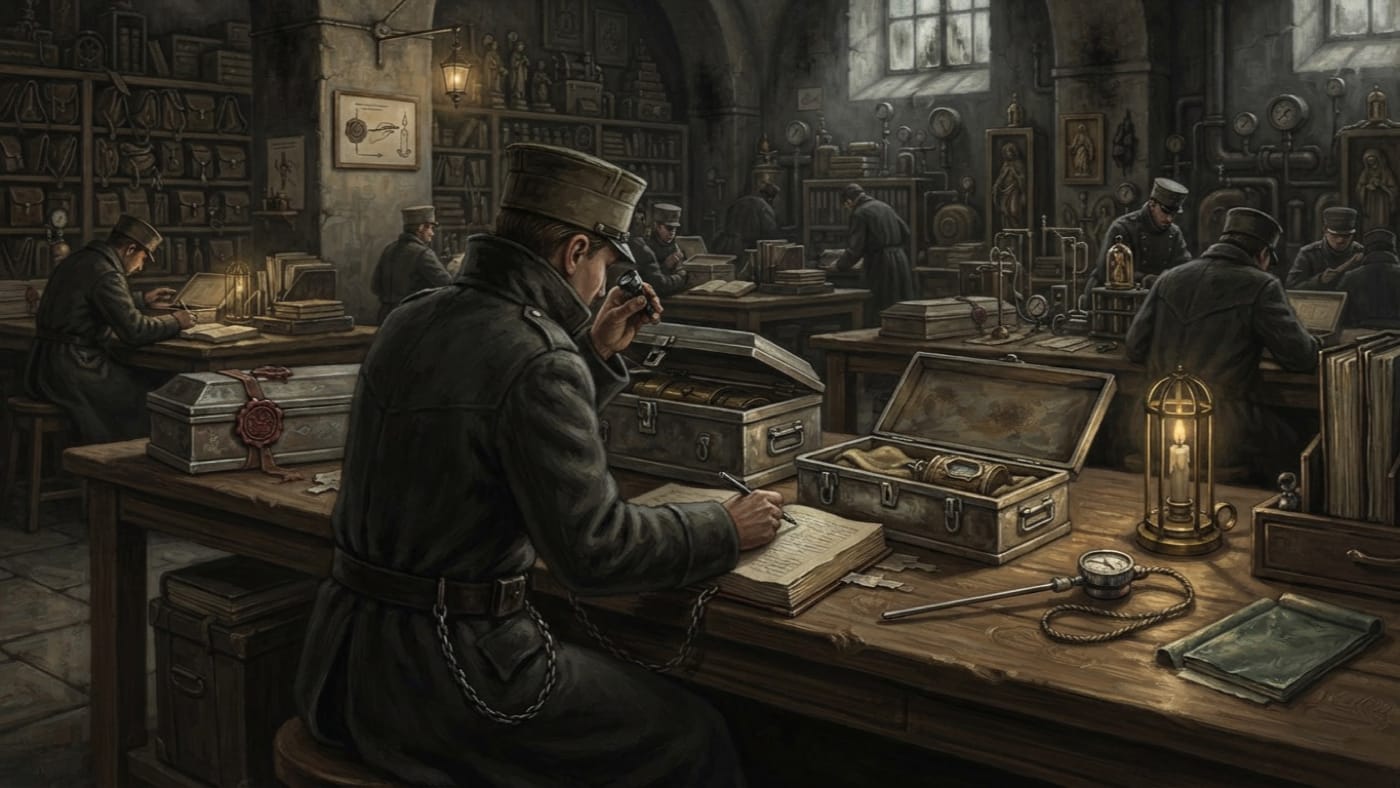Counter-Relic School — Counter-Relic School, rendered as oil-painting.