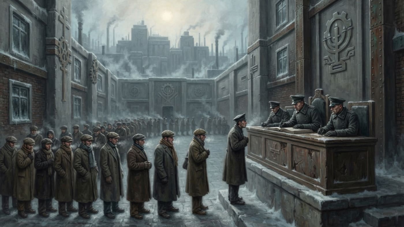 Cough Winter — Cough Winter, rendered as oil-painting.